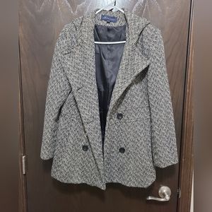 Anne Klein pea coat with hood size L